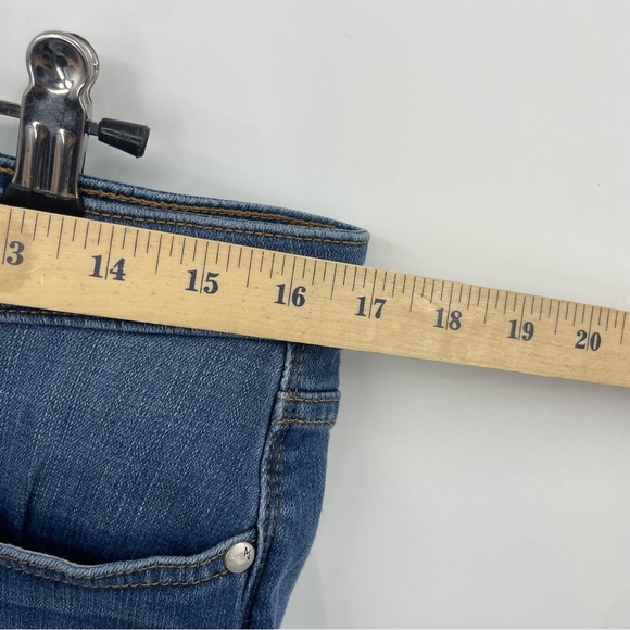 Alexander Jane The OG Tummy Control Denim Shorts cuffed Bermuda XL - Picture 8 of 9